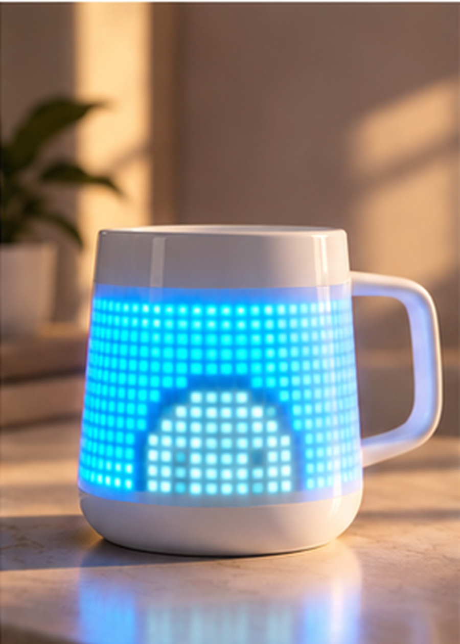 Miesor PixelMug™ | Customizable LED Smart Mug