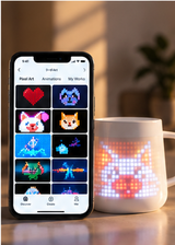 Miesor PixelMug™ | Customizable LED Smart Mug