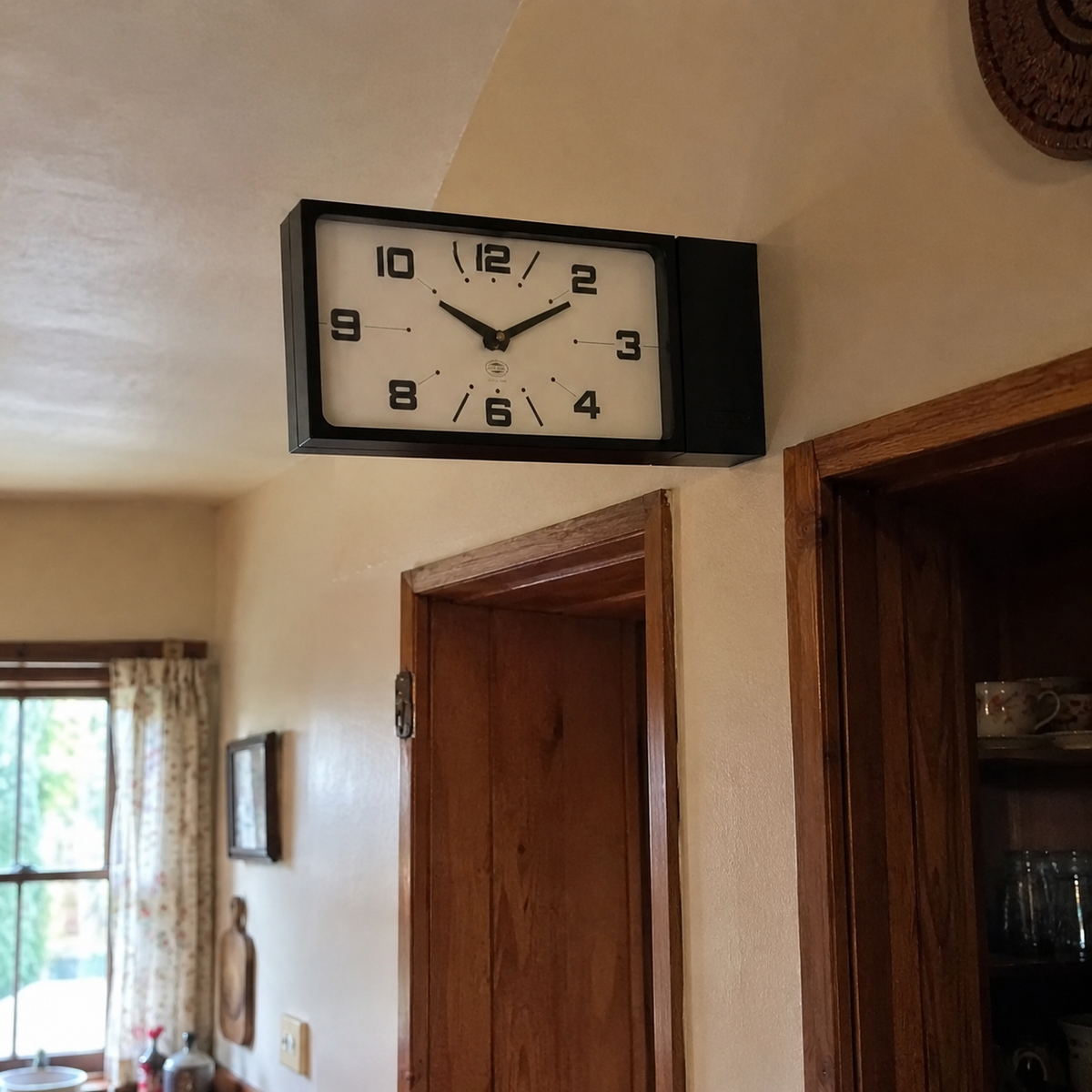 Miesor 2-in-1 Double-Sided Wall Clock